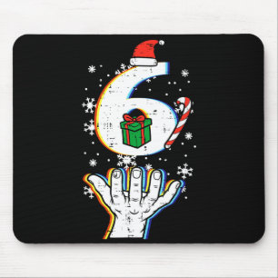 Number 6 Matching 67 Meme Christmas 6 7 Xmas Men W Mouse Pad