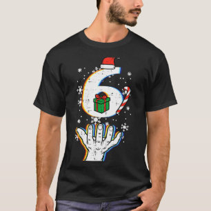 Number 6 Matching 67 Meme Christmas 6 7 Xmas Men W T-Shirt