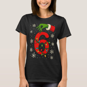 Number 6 Matching Six Seven Meme Christmas Boys Yo T-Shirt