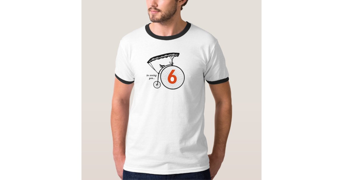 number 6 t shirt