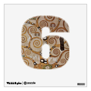 Number 6 Wall Decal - Numeral Six thenumeral6