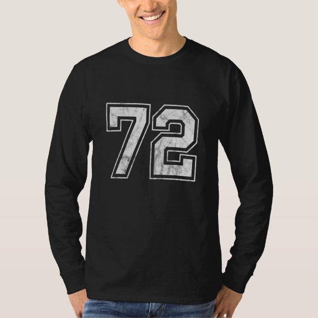 Number 72 T-Shirt (Front)