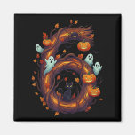 Number 7 67 Meme Halloween Pumpkin Costume Matchin Magnet
