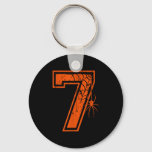 Number 7 67 Meme Halloween Sder Costume Matching G Keychain