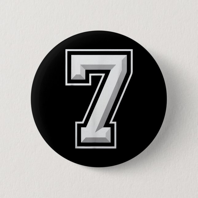 Number 7 67 Meme Matching  Button (Front)
