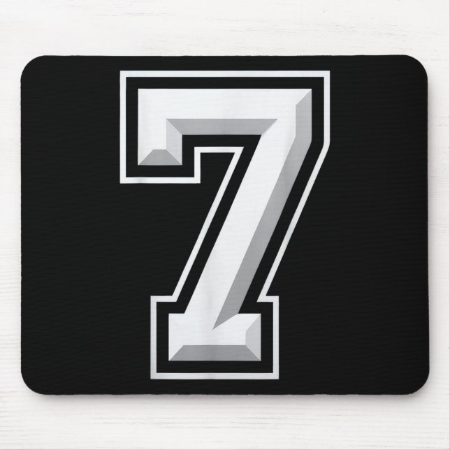 Number 7 67 Meme Matching  Mouse Pad (Front)