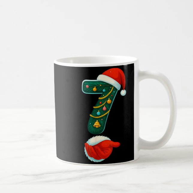 Number 7 6 Meme 67 Couple Pajamas Christmas Matchi Coffee Mug (Right)