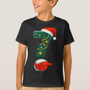 Number 7 6 Meme 67 Couple Pajamas Christmas Matchi T-Shirt
