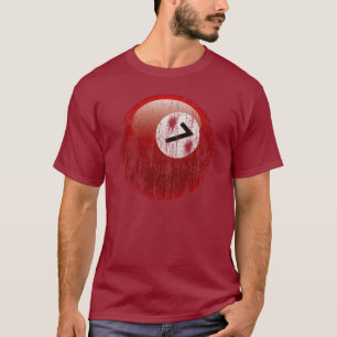 NUMBER 7 BILLIARDS BALL - ERODED AND AGED T-Shirt