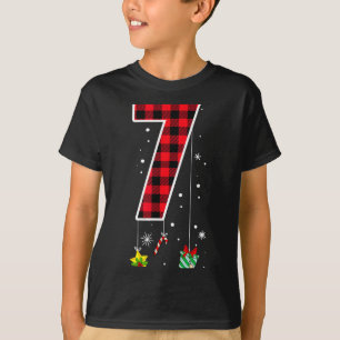 Number 7 Funny Meme Saying 6 7 Six Seven Christmas T-Shirt