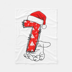 Number 7 Matching 67 Meme Christmas Costume Men Wo Fleece Blanket