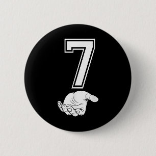 Number 7 Matching 67 Meme Halloween Costume Men Wo Button