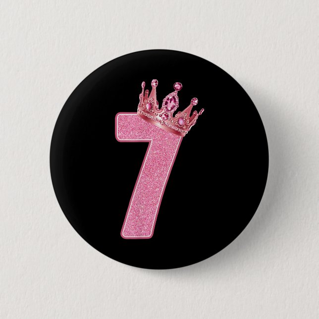 Number 7 Matching 67 Meme Halloween Costume Men Wo Button (Front)