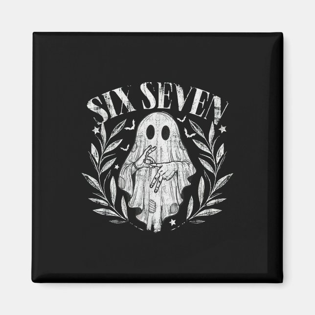 Number 7 Matching 67 Meme Halloween Costume Men Wo Magnet (Front)