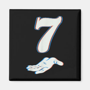 Number 7 Matching 67 Six Seven Meme Couple Hallowe Magnet