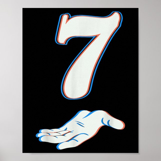 Number 7 Matching 67 Six Seven Meme Couple Hallowe Poster (Front)