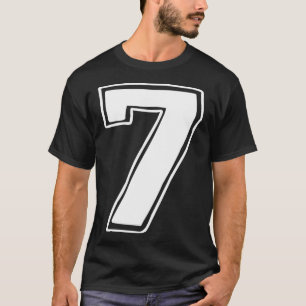 Number 7 Six Seven 6 7 Meme 67 Funny 7th Birthday T-Shirt