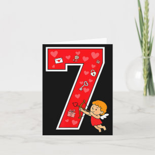 Number 7 Six Seven 6 7 Meme Couple Valentine Match Card