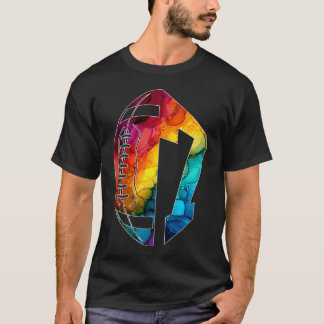 Number 7 Years Football 7Th T-Shirt