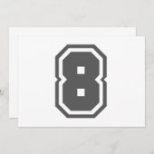 Number 8 (Front/Back)