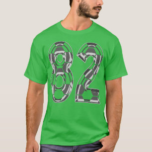 Number 82 Jersey 82 Mom Player Fan 1 T-Shirt