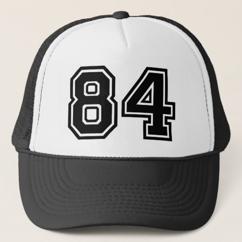 Number 84 Classic Trucker Hat