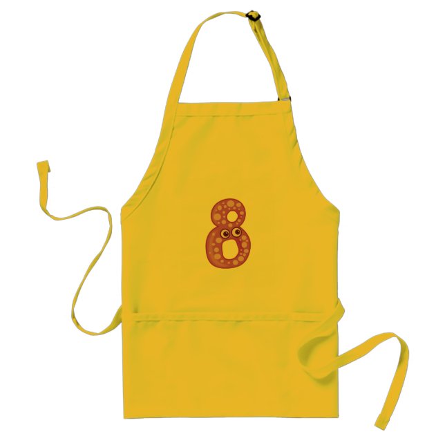 Number 8 adult apron (Front)