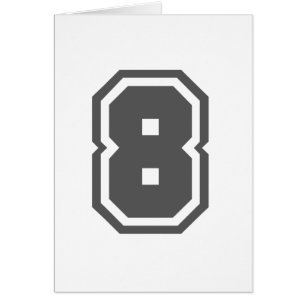 Number 8 cards