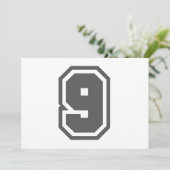 Number 9 (Standing Front)