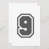 Number 9 (Front/Back)