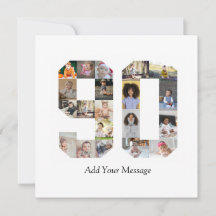 Number 90 Photo Collage