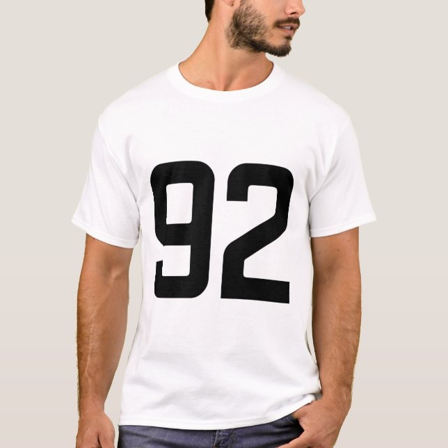 NUMBER 92 T-Shirt (Front)