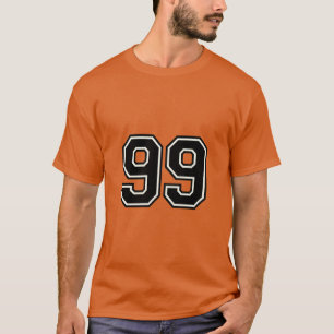 Number 99 Varsity Sports Jersey 99th Birthday T-Shirt