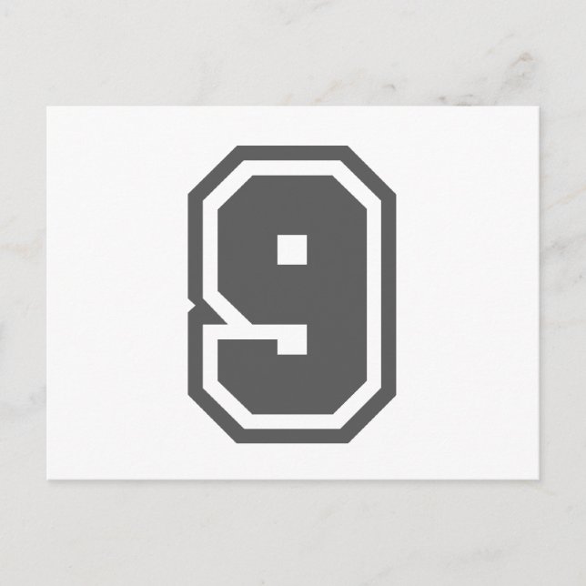 Number 9 postcard (Front)