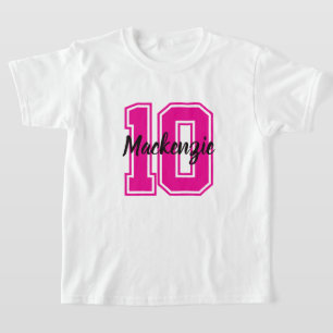 Number And Name Personalized T-Shirt