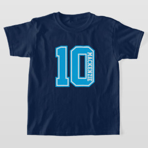 Number And Name Personalized Varsity T-Shirt