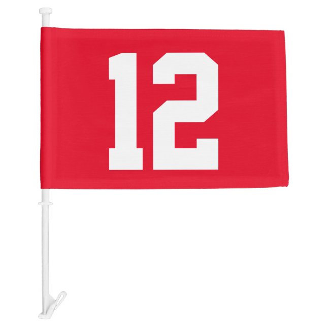 Number Car Flag (Front)