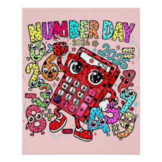 Number Day 2026 Maths Poster for Kids UK Classroom