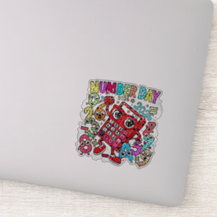 Number Day 2026 Maths Sticker for Kids UK