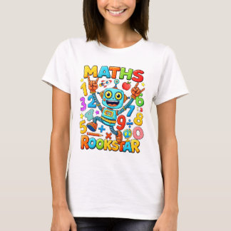 Number Day Colorful Math Numbers T Shirt
