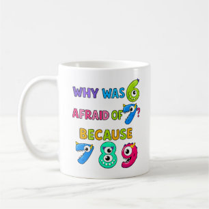 Number Day Maths Joke Mug 7 8 9 Funny