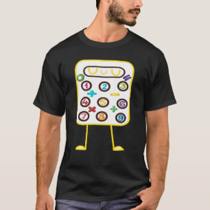 number day maths kids costume numbers math day cal T-Shirt