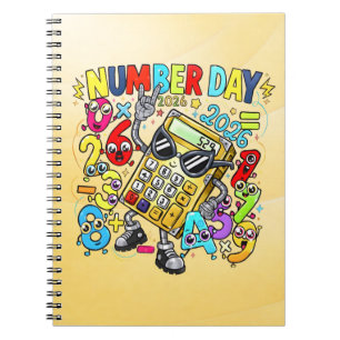 Number Day Maths Notebook   Fun Calculator Numbers