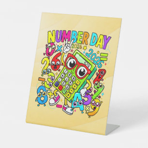 Number Day Maths Sign Colourful Calculator