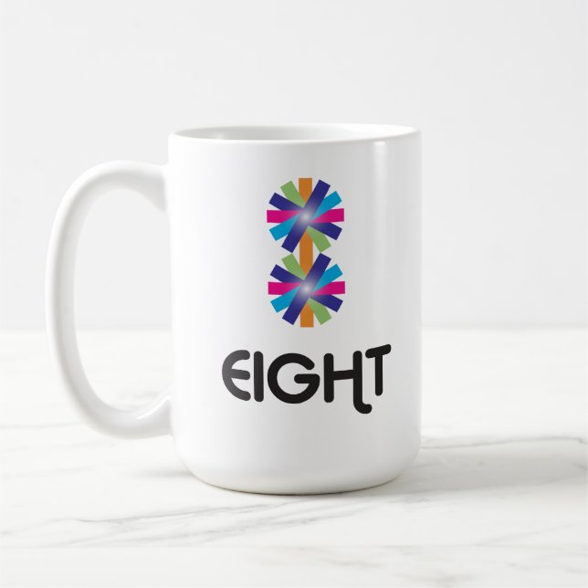 Number Eight Coffee Mug (Left)