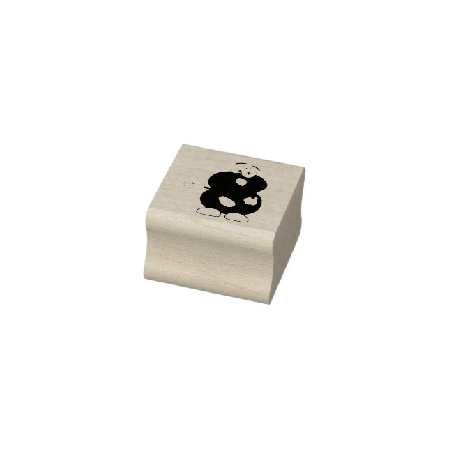 Number Eight Rubber Stamp (Stamp)