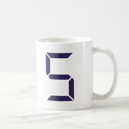 Number - Five - 5 Coffee Mug