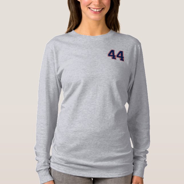 Number Forty Four 44 Sports Jersey T-Shirt (Front)