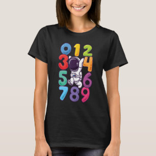 Number Learning calculator costume matc day Math O T-Shirt