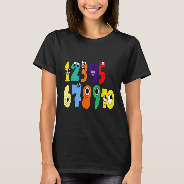 Number Lore 1-10 T-Shirt (Front)